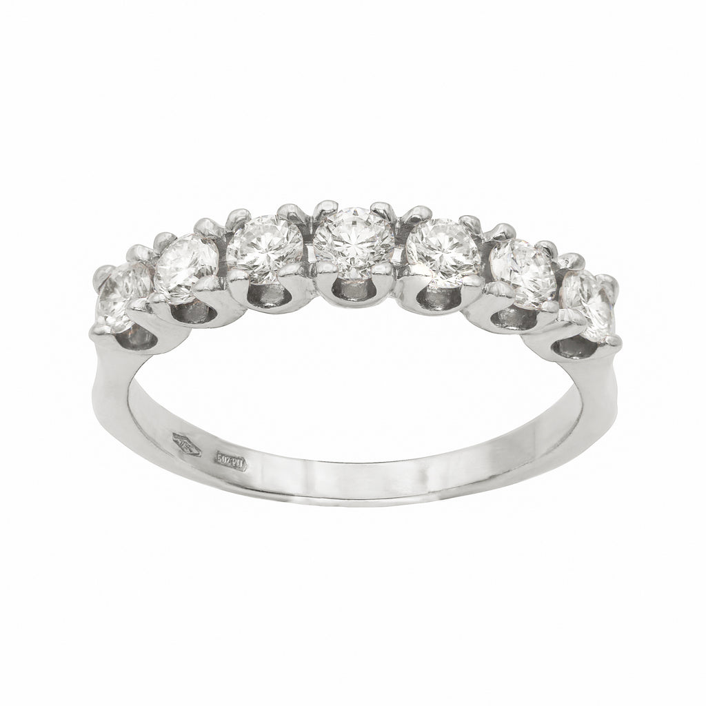 ANELLO VERETTA DIAMANTI NATURALI KT 0,56 H COLOR VS1