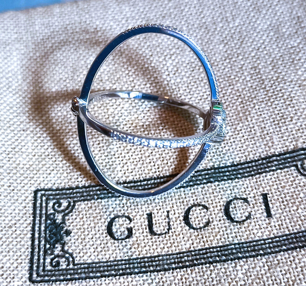 ANELLO GUCCI CON DIAMANTI NATURALI PER KT 0,71 G COLOR