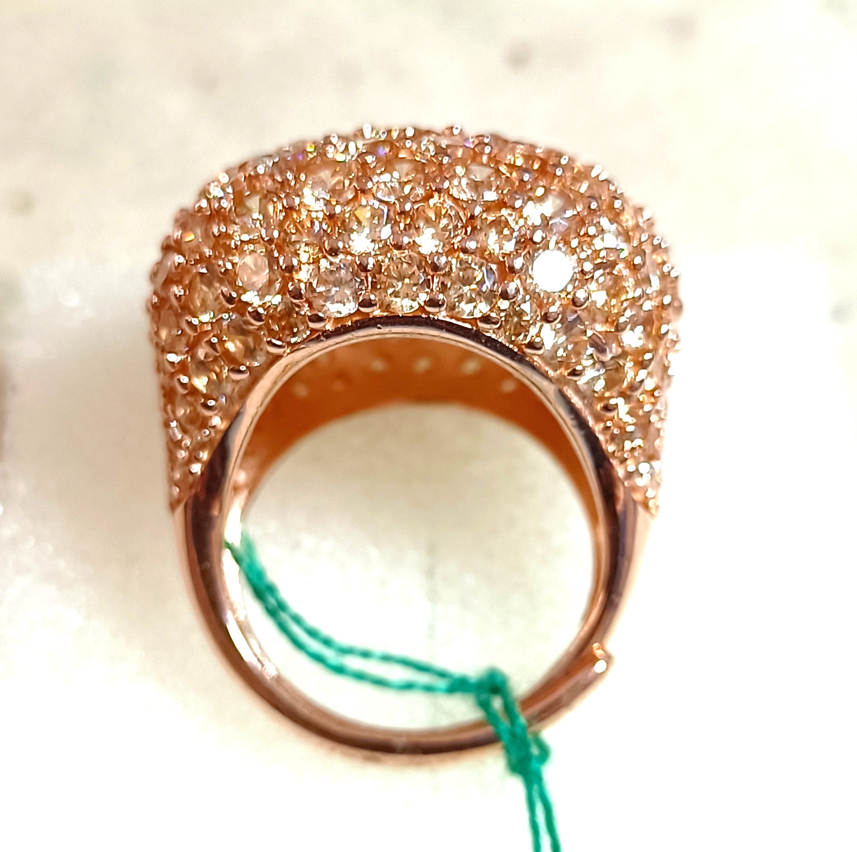 ANELLI MULTICOLORE IN ARGENTO 925  ALTA GIOIELLERIA