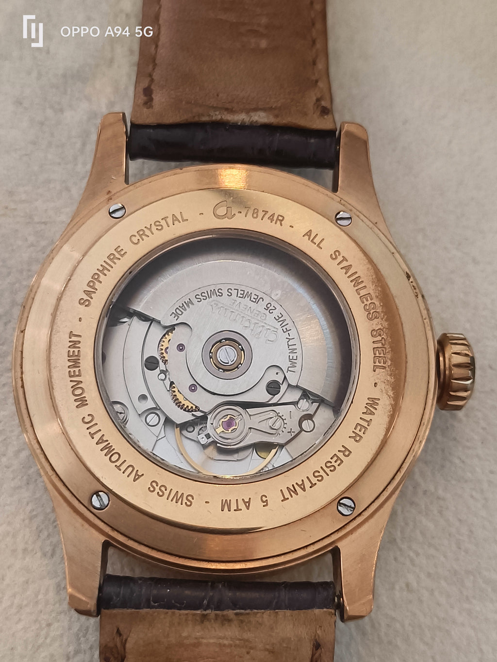 OROLOGIO ALTANUS AUTOMATICO SECONDO POLSO  REF.7874R