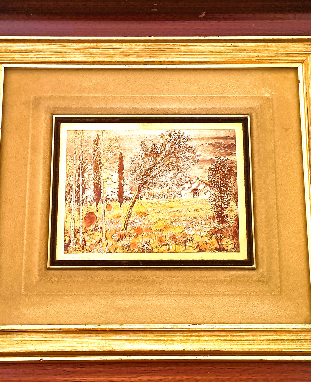 QUADRO IN ORO 750 % DI MICHELE CASCELLA SERIE LIMITATA