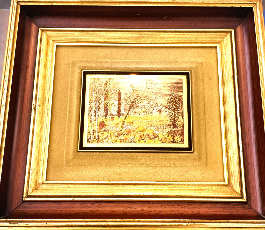QUADRO IN ORO 750 % DI MICHELE CASCELLA SERIE LIMITATA