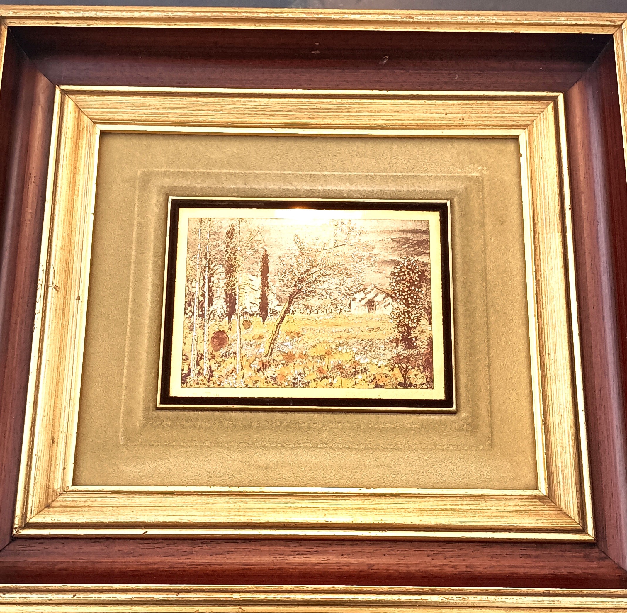 QUADRO IN ORO 750 % DI MICHELE CASCELLA SERIE LIMITATA