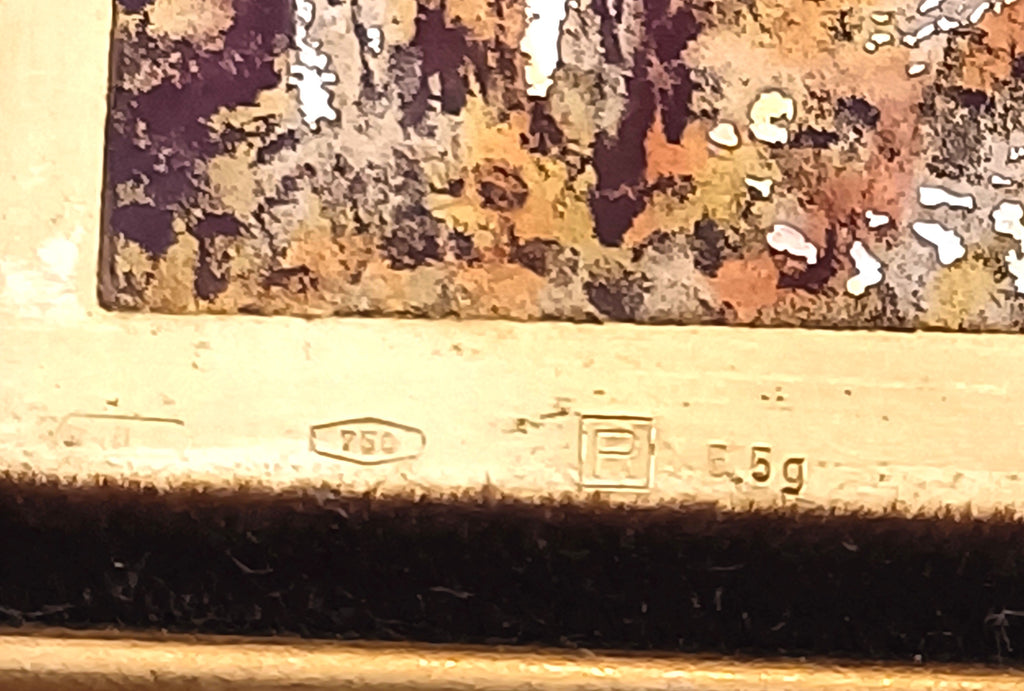 QUADRO IN ORO 750 % DI MICHELE CASCELLA SERIE LIMITATA