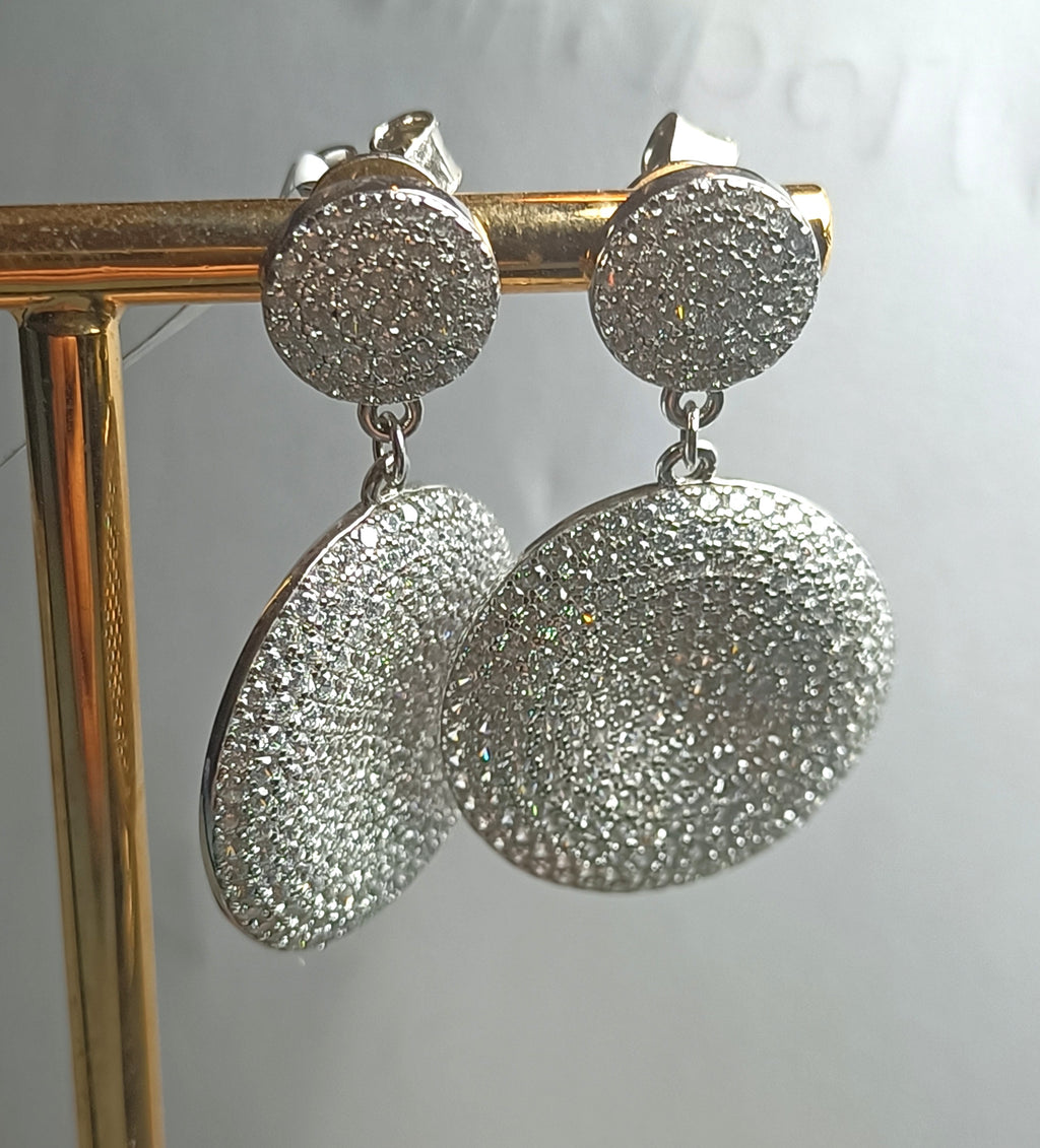 ORECCHINI IN ARGENTO 925 CON VETRI SWAROSKY