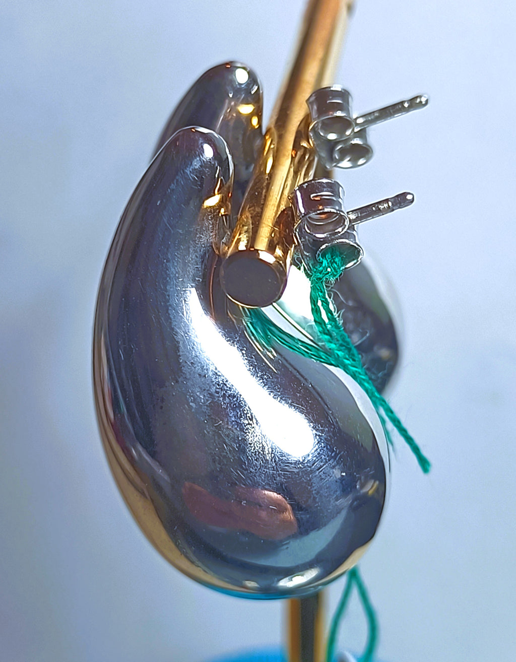 ORECCHINI IN ARGENTO 925 FORMA PERA COLLEZIONE 2024