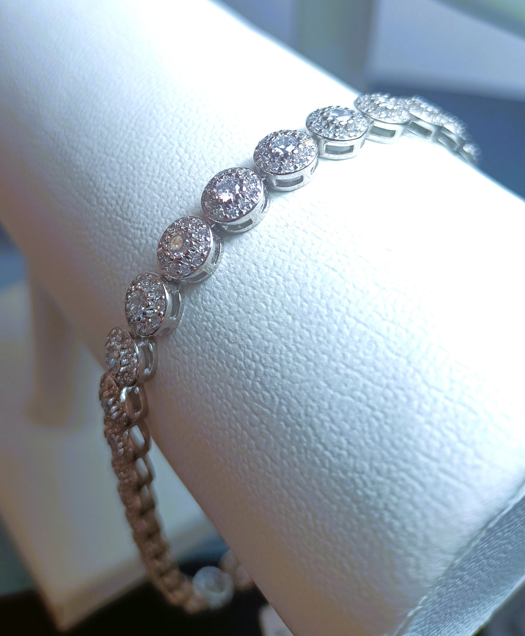 BRACCIALE IN ARGENTO 925 E CUBIC ZIRCONIA BIANCHI LUCENTI