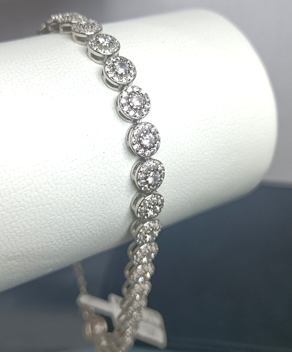 BRACCIALE IN ARGENTO 925 E CUBIC ZIRCONIA BIANCHI LUCENTI