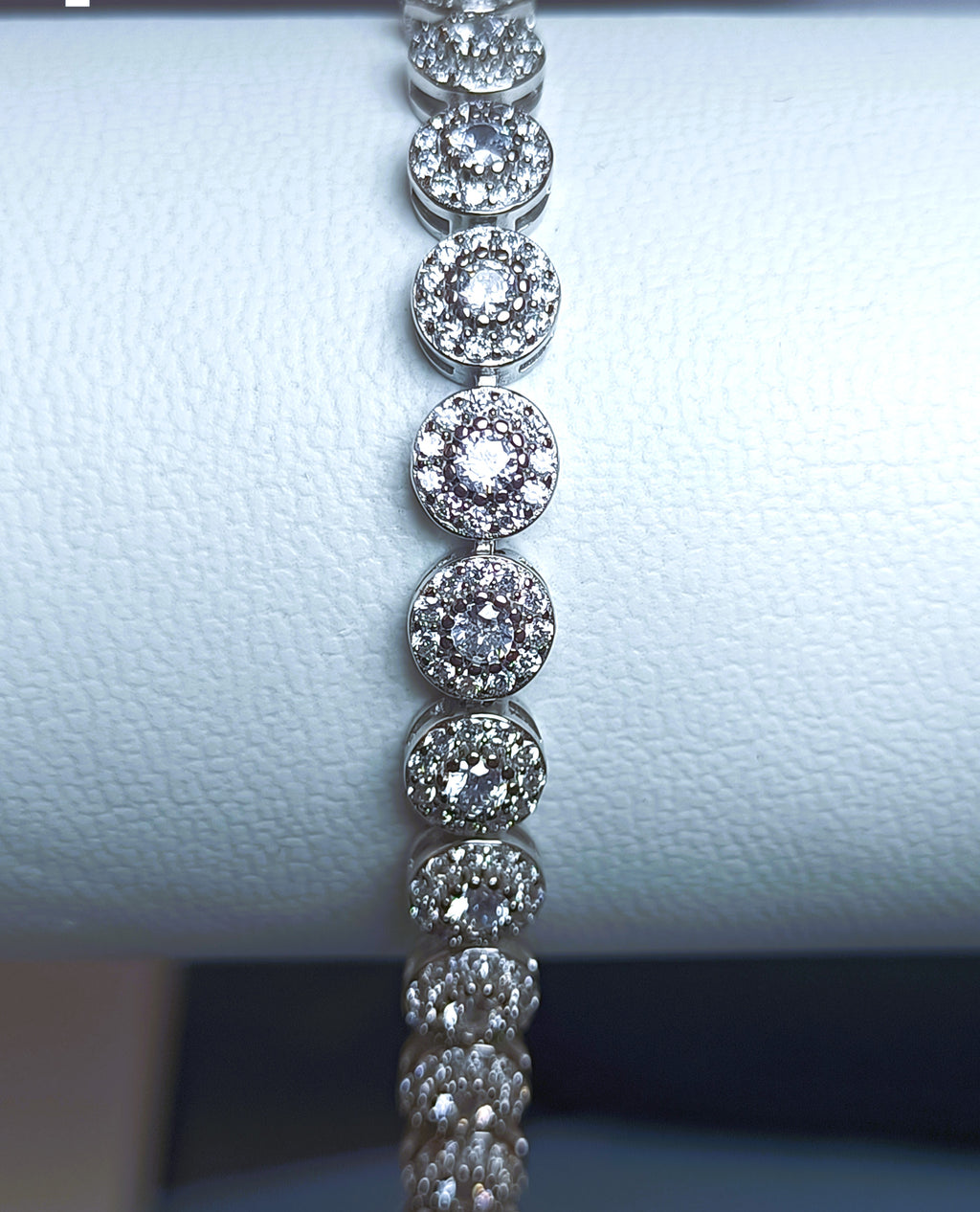 BRACCIALE IN ARGENTO 925 E CUBIC ZIRCONIA BIANCHI LUCENTI