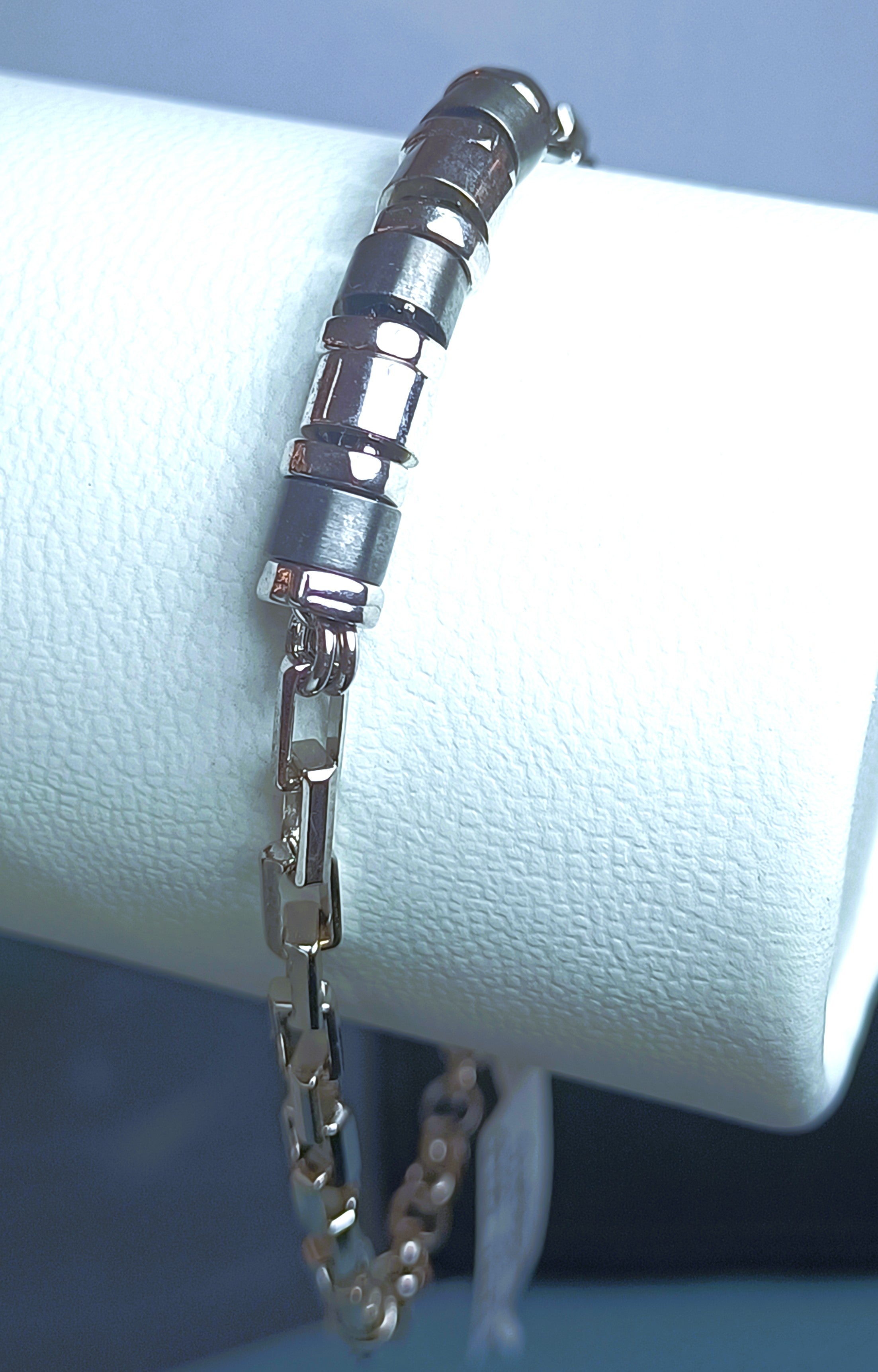 BRACCIALE DA UOMO ULTRA MODERNO IN ARGENTO 925