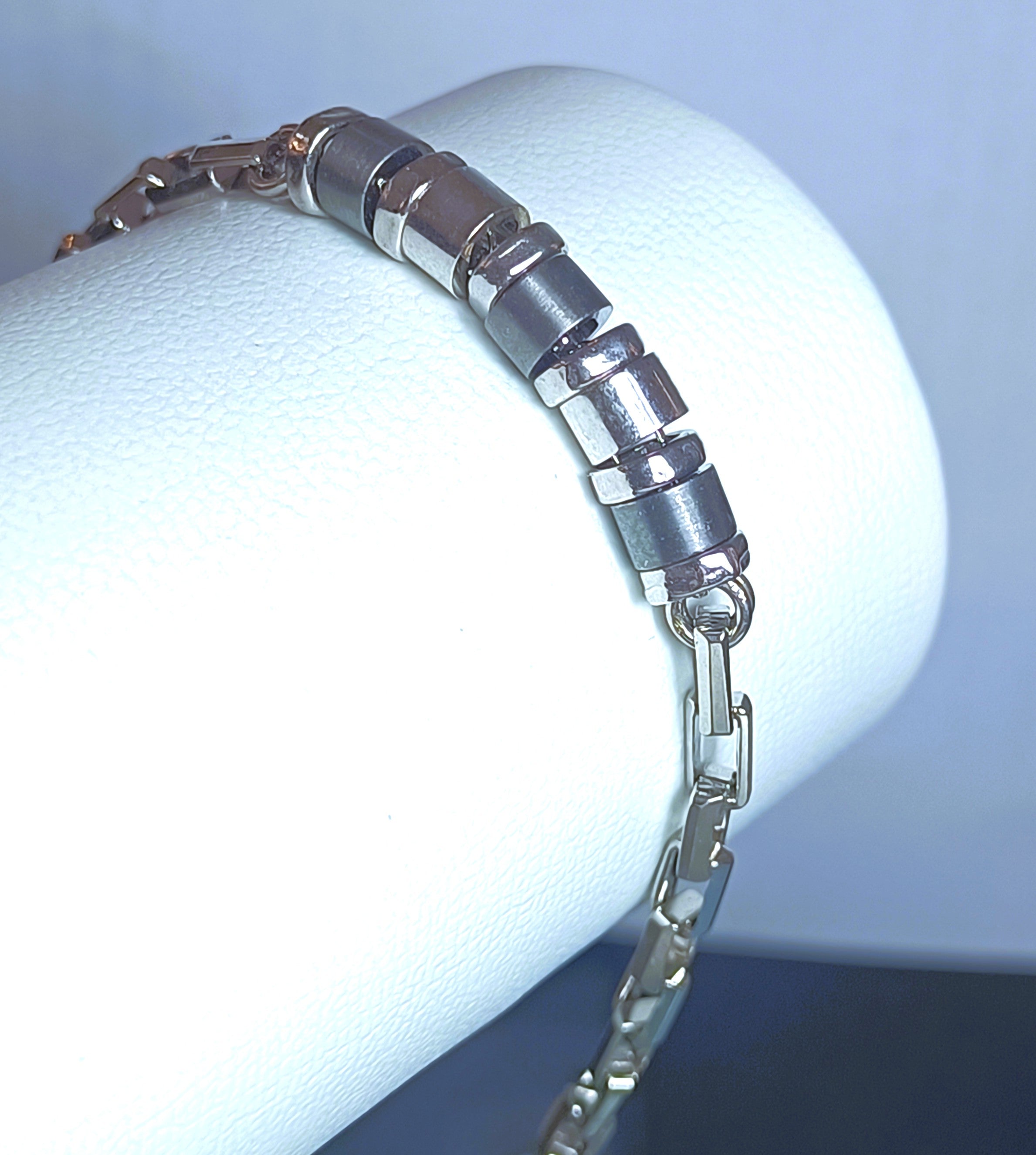 BRACCIALE DA UOMO ULTRA MODERNO IN ARGENTO 925