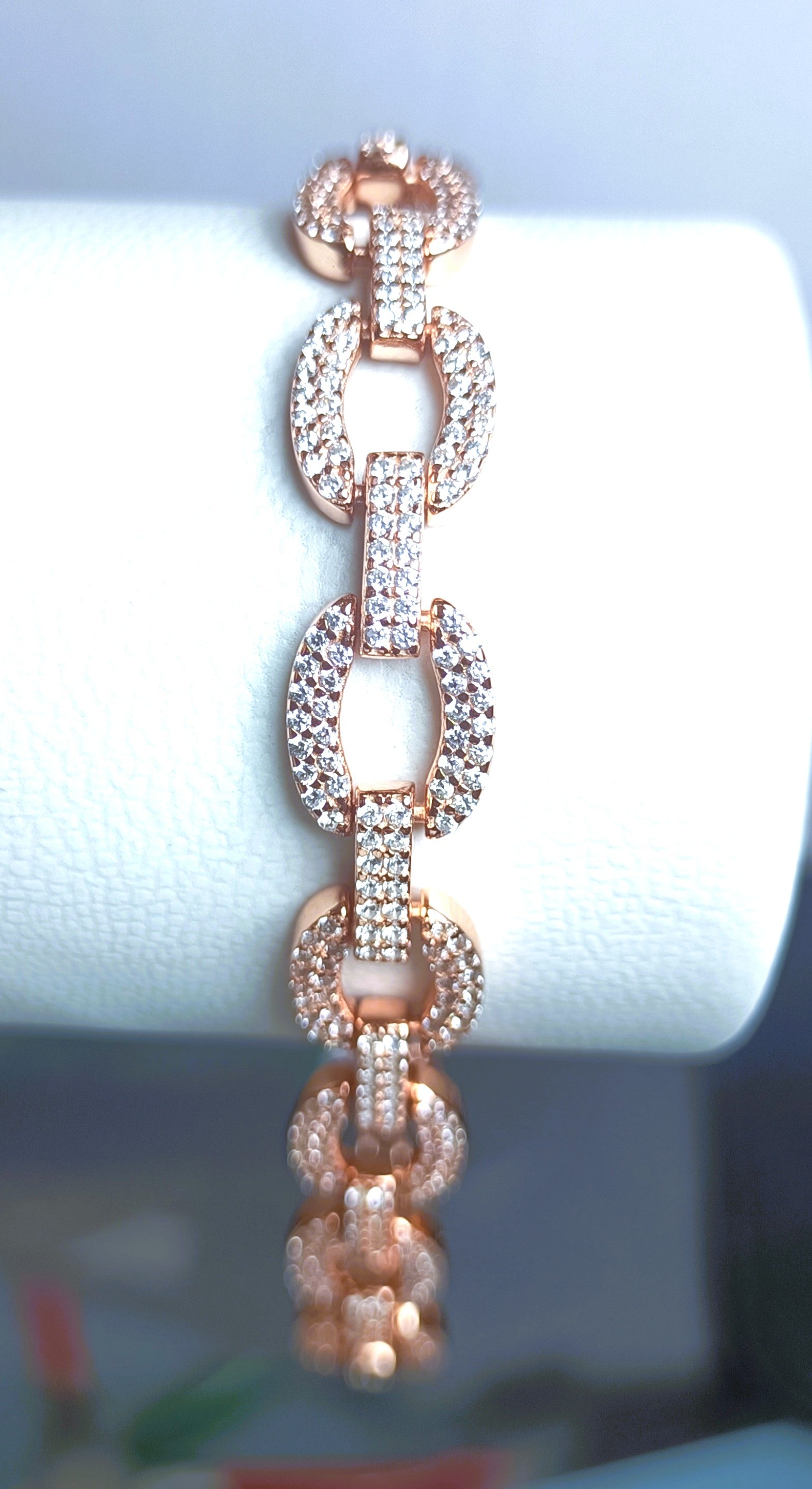 BRACCIALE UNICO PER ELEGANZA IN ARGENTO 925  ROSE'