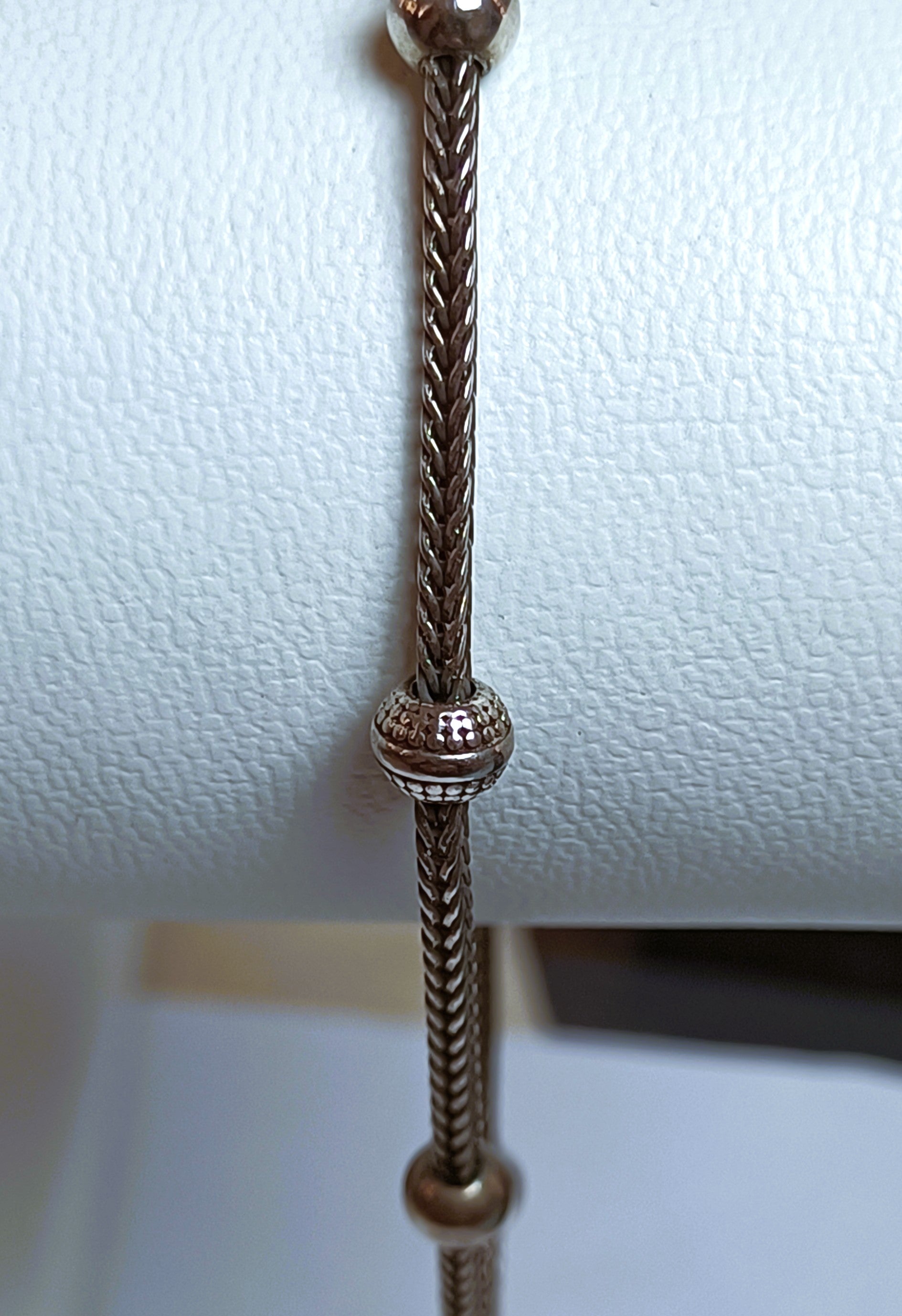 BRACCIALE IN ARGENTO 925 BRUNITO DA UOMO