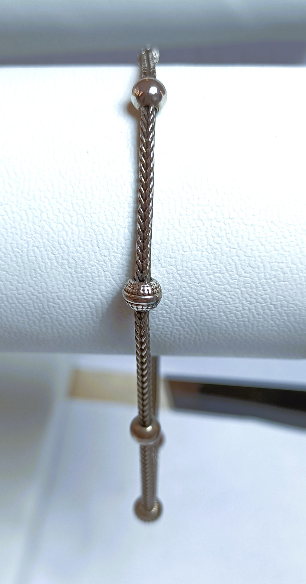 BRACCIALE IN ARGENTO 925 BRUNITO DA UOMO