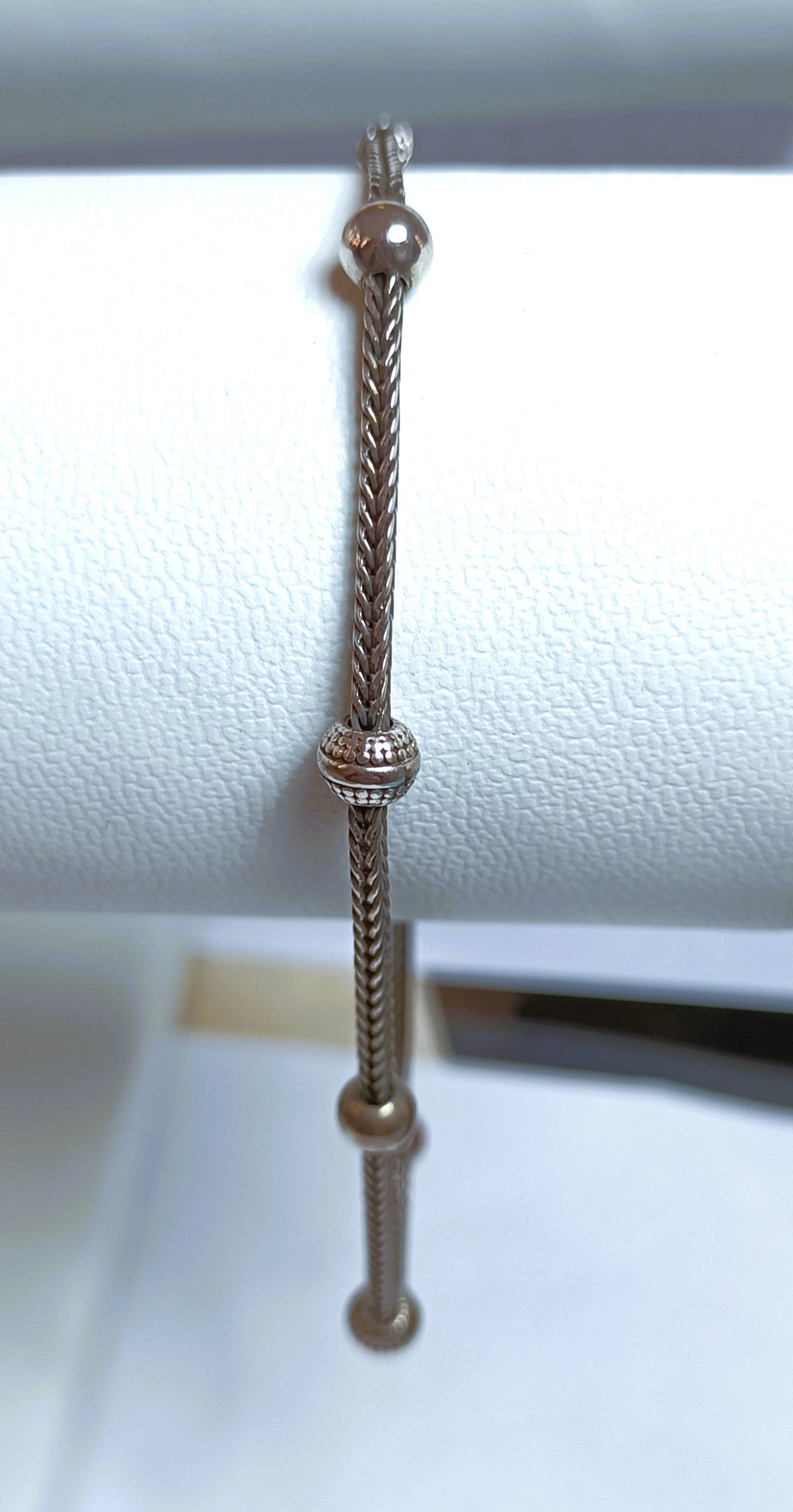 BRACCIALE IN ARGENTO 925 BRUNITO DA UOMO