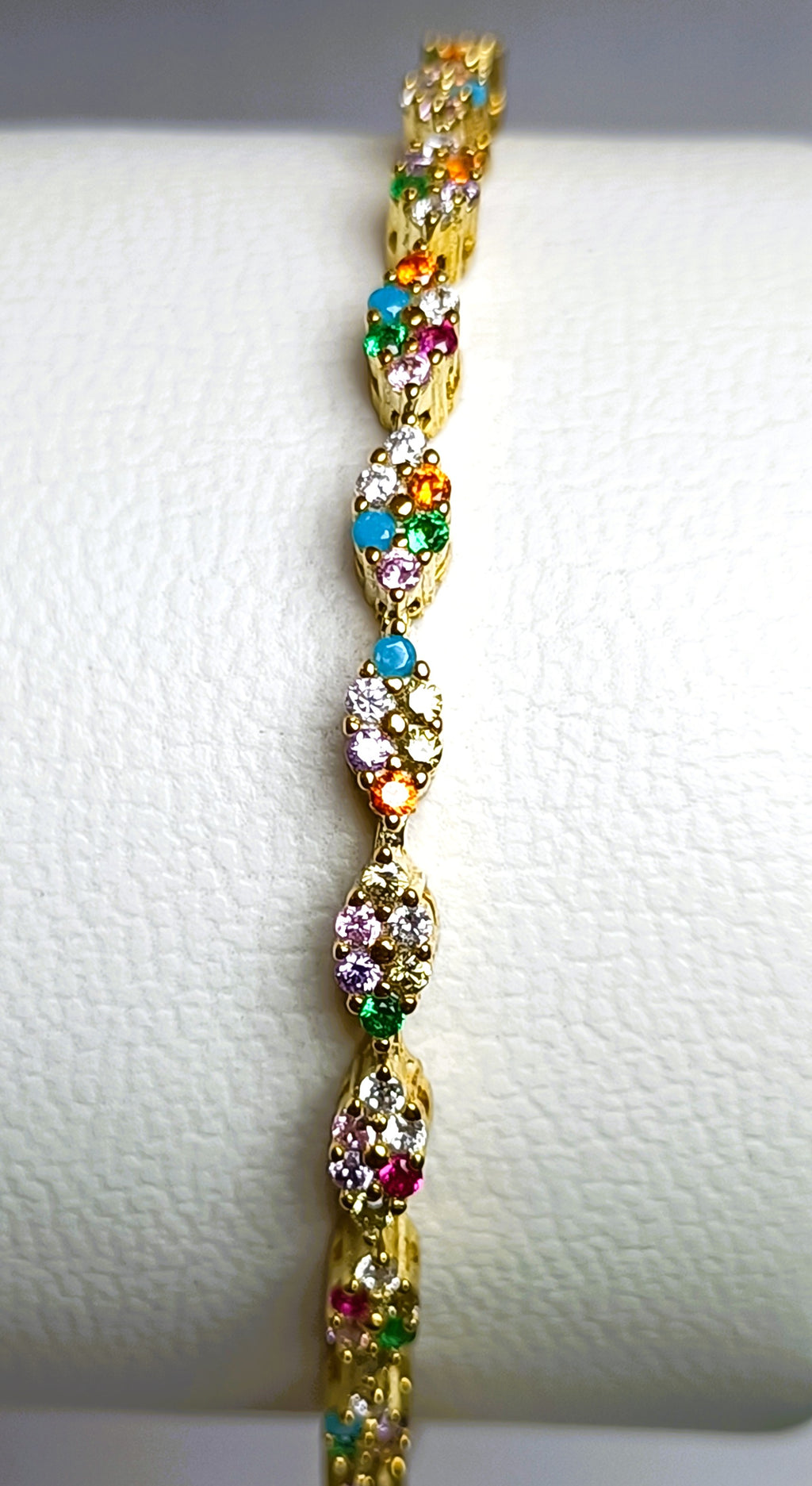 BRACCIALE SUPER LUMINOSO IN ARGENTO 925 COLOR ORO