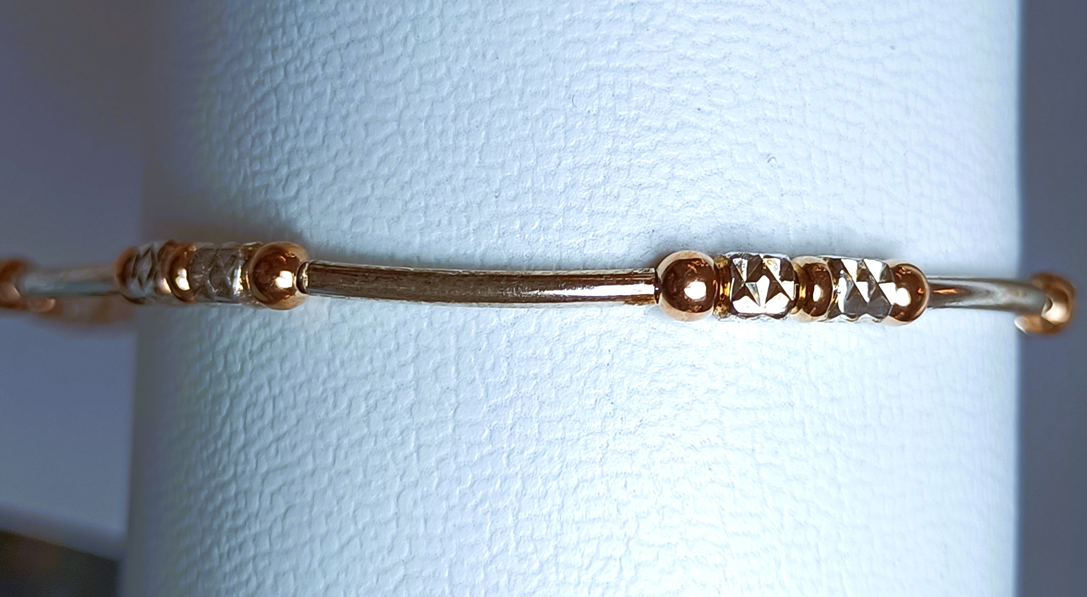 BRACCIALE A CANNINA CON PALLINE IN ARGENTO 925