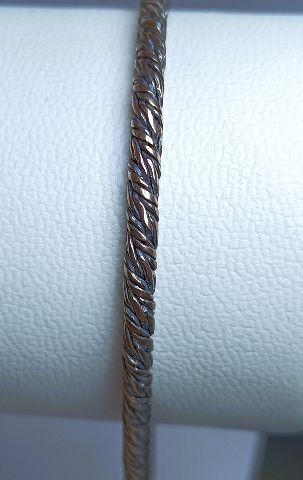 BRACCIALE DA UOMO IN ARGENTO BRUNITO 925