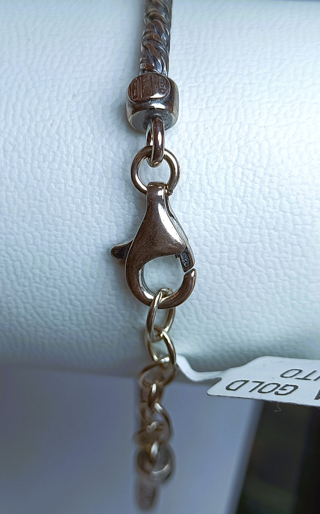 BRACCIALE DA UOMO IN ARGENTO BRUNITO 925