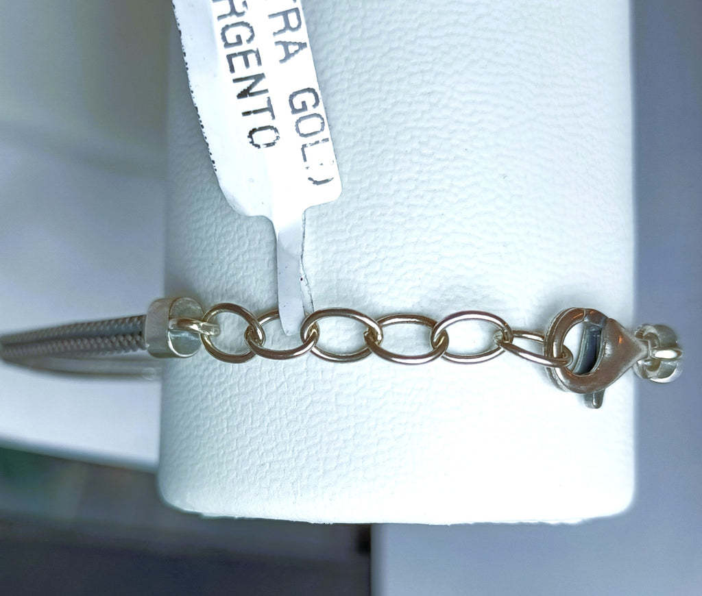 BRACCIALE IN ARGENTO 925 DA UOMO BRUNITO