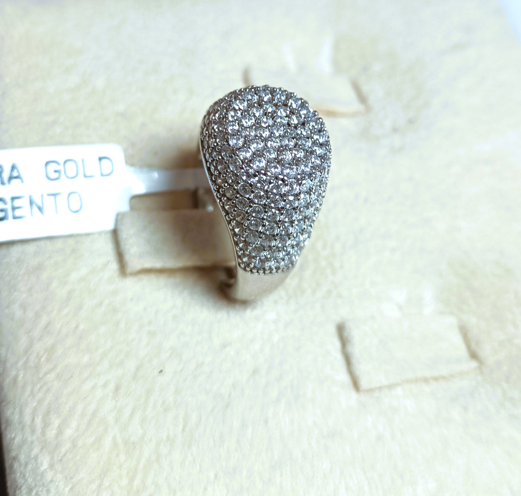 ANELLO CHEVRALIER IN ARGENTO 925 CON PIETRE CUBIC ZIRCONIA