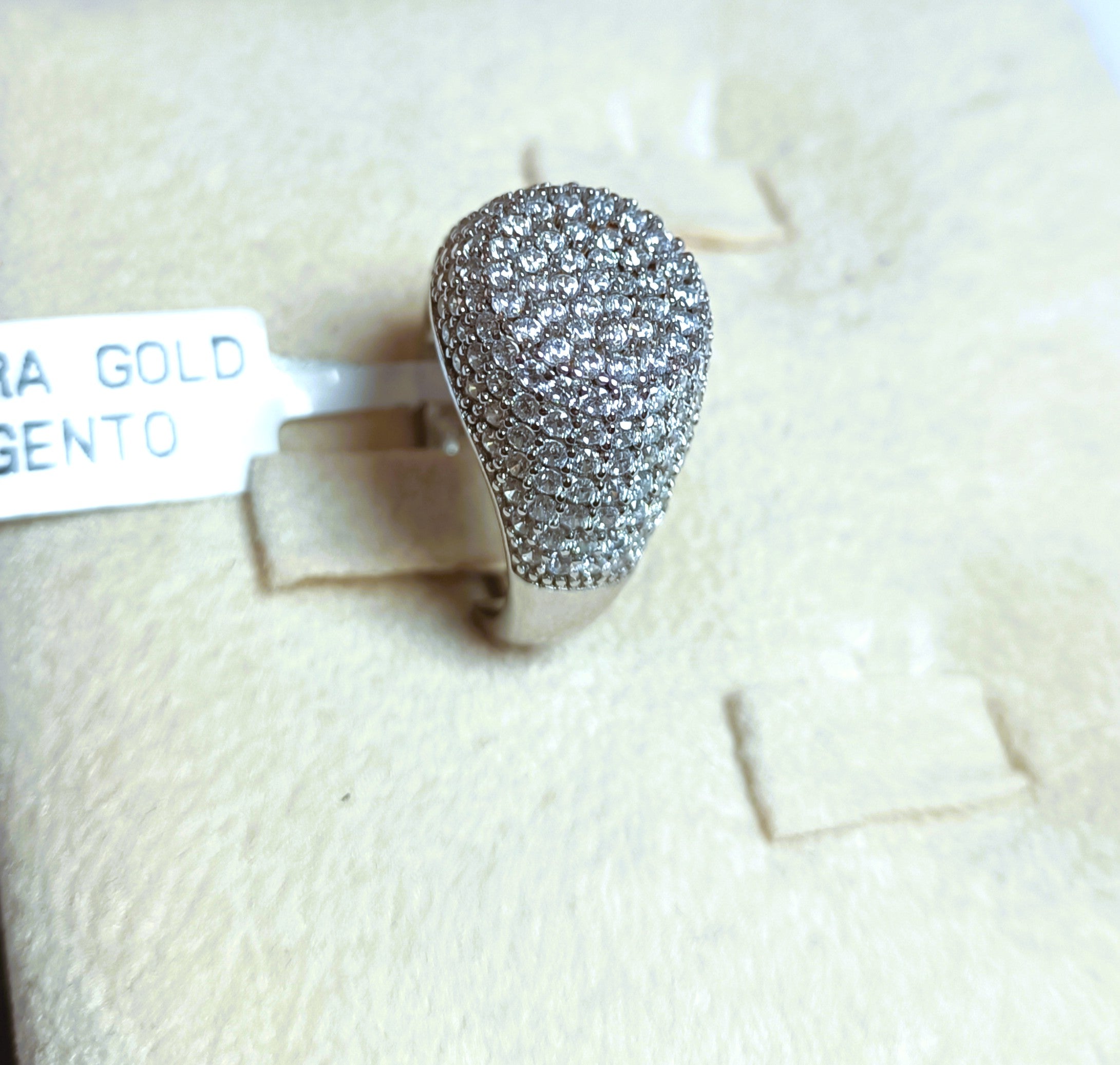 ANELLO CHEVRALIER IN ARGENTO 925 CON PIETRE CUBIC ZIRCONIA