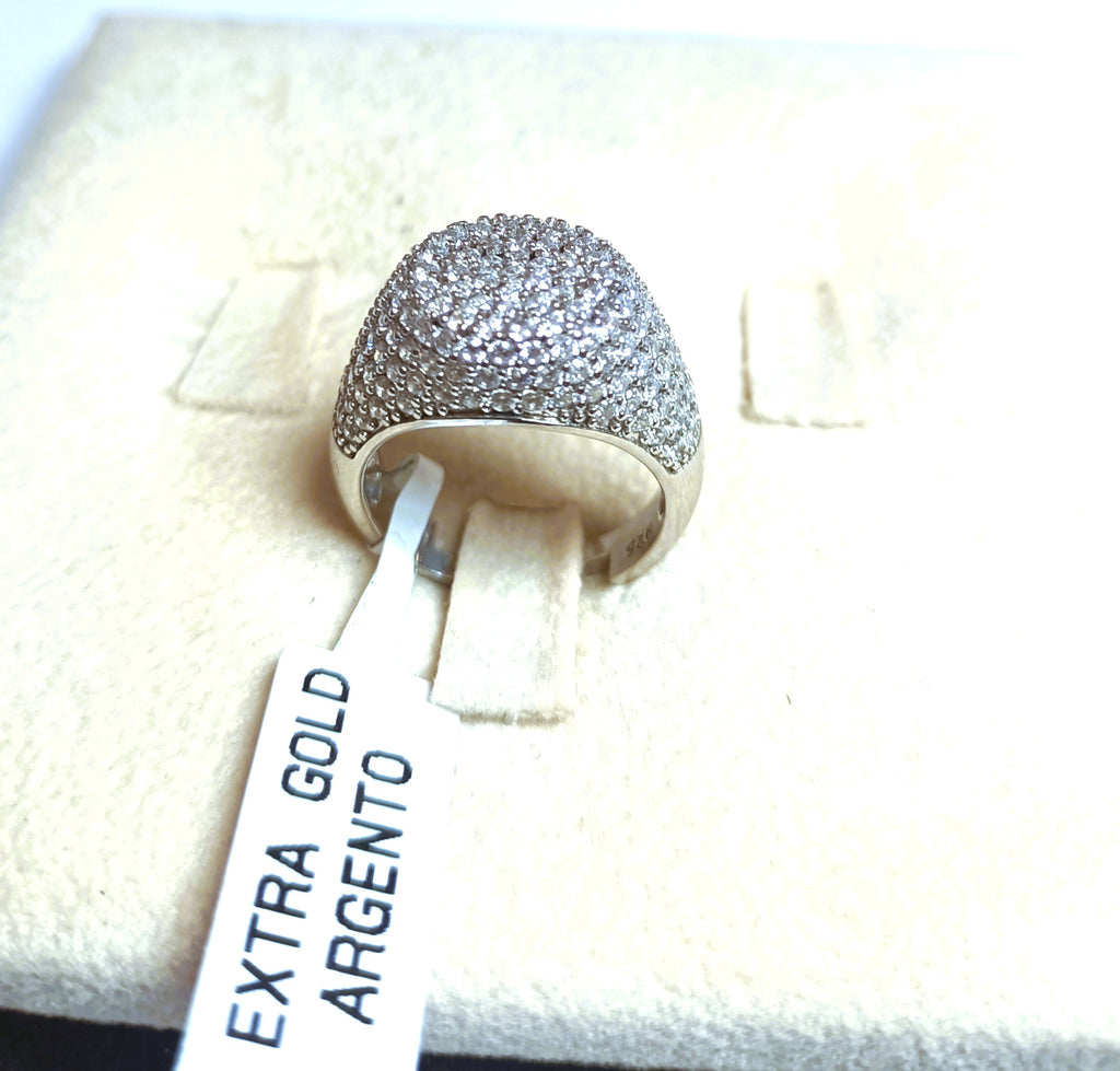 ANELLO CHEVRALIER IN ARGENTO 925 CON PIETRE CUBIC ZIRCONIA