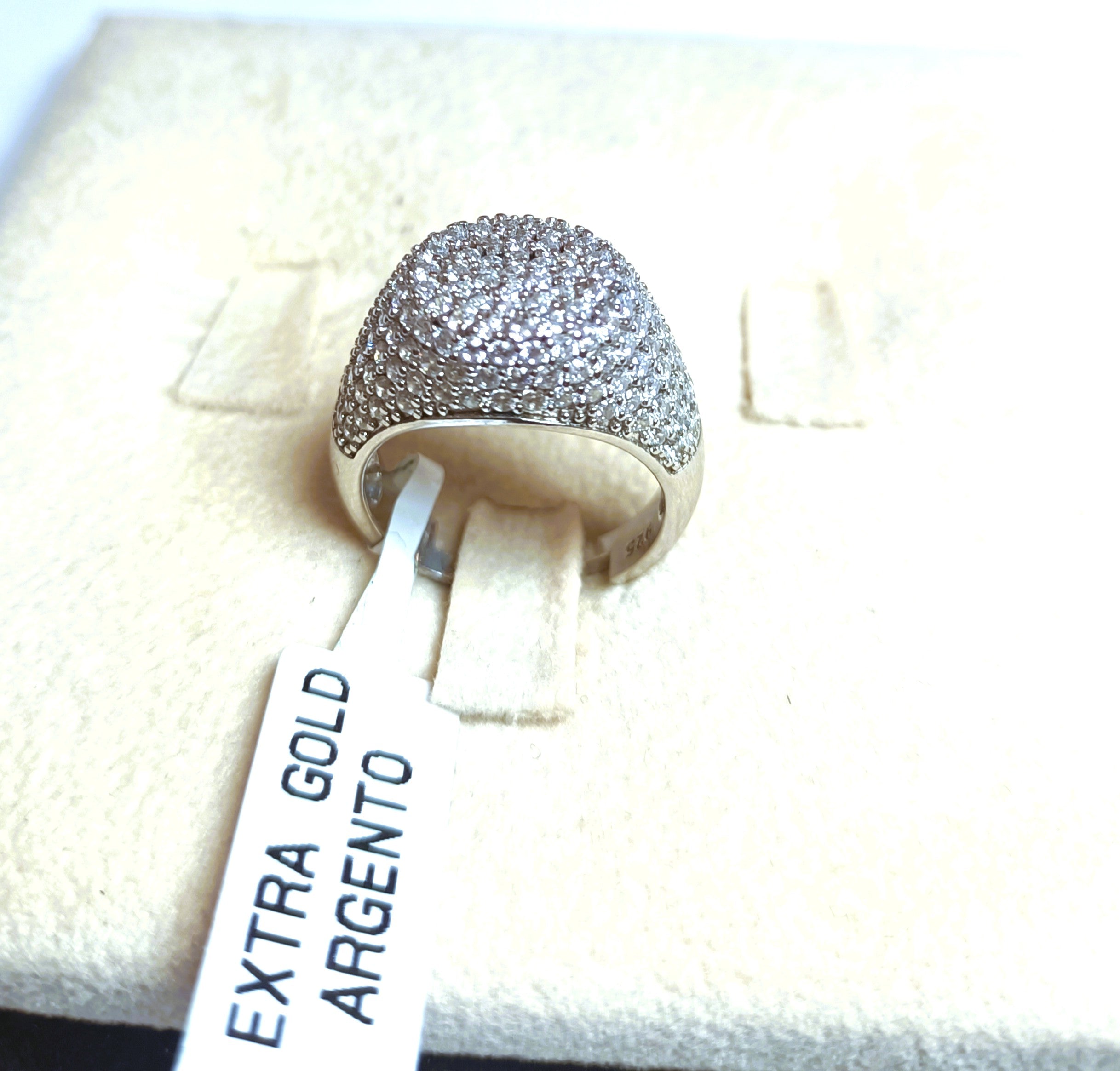 ANELLO CHEVRALIER IN ARGENTO 925 CON PIETRE CUBIC ZIRCONIA