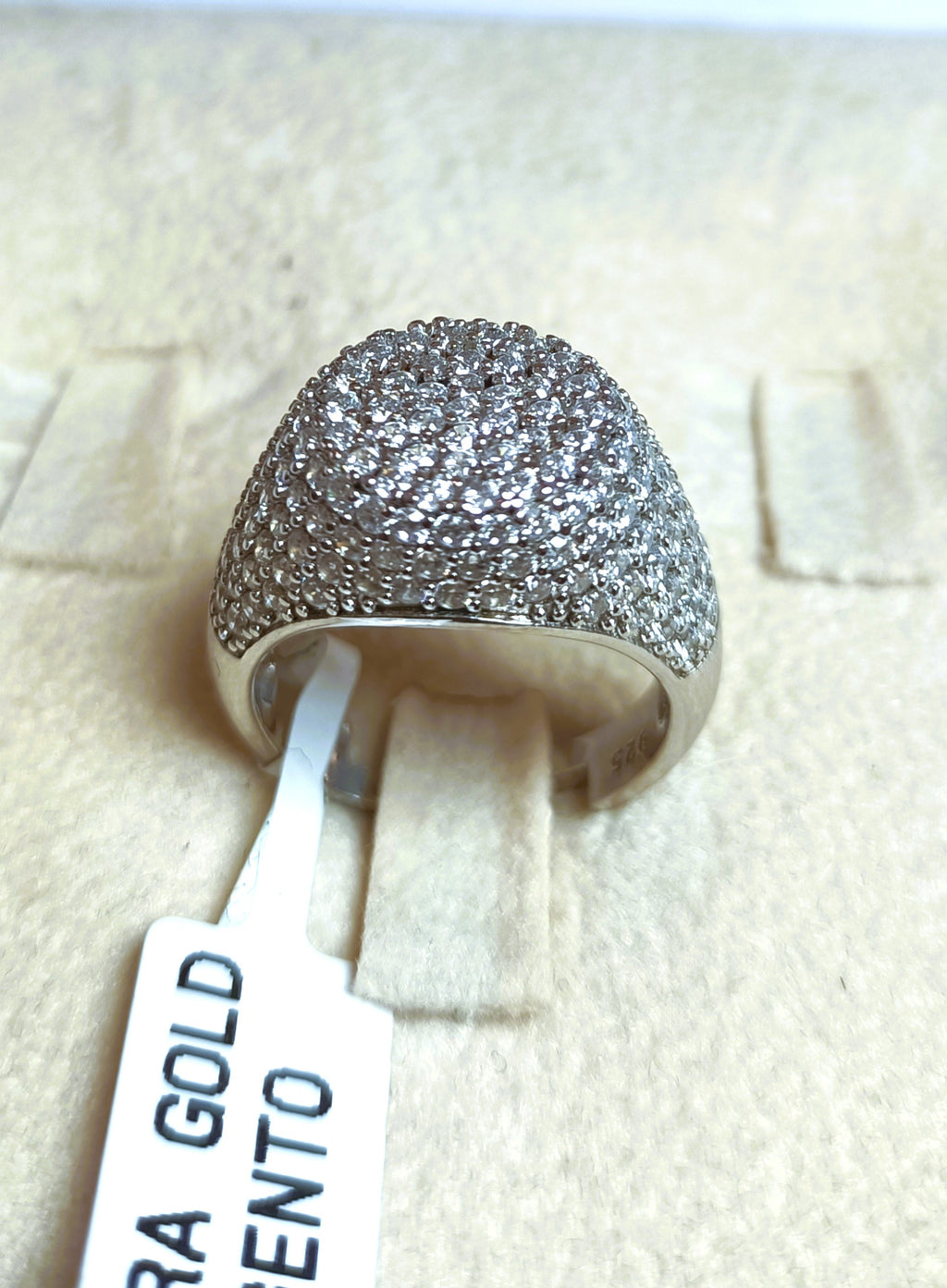 ANELLO CHEVRALIER IN ARGENTO 925 CON PIETRE CUBIC ZIRCONIA