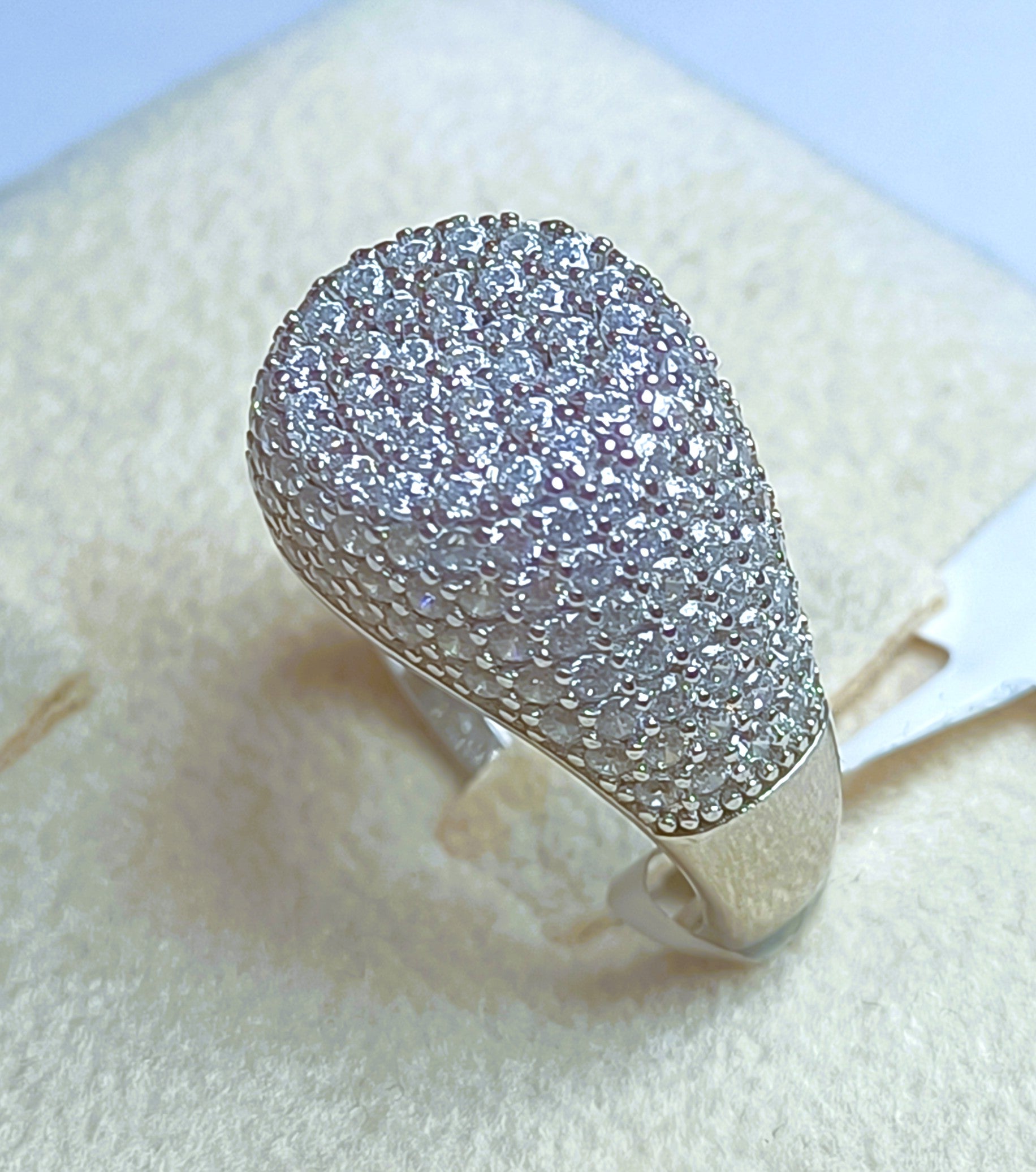Silverly Anello Argento Sterling .925 Palla Perline a Fascia Sottile Silverly Anello Argento Sterling .925 Palla Perline a Fascia Sottile