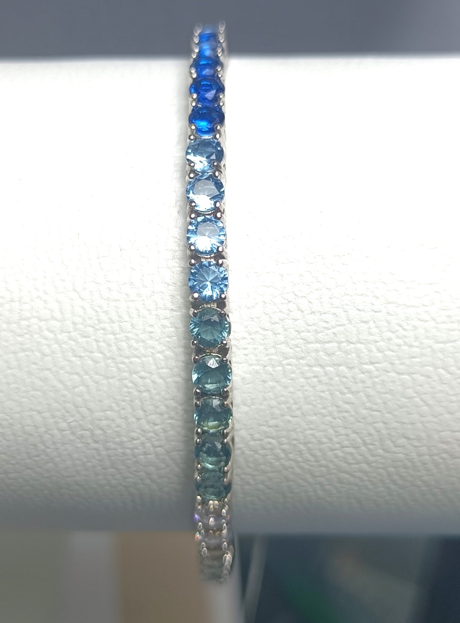 BRACCIALE TENNIS IN ARGENTO 925 SUPER COLOROTA DI ZIRCONI