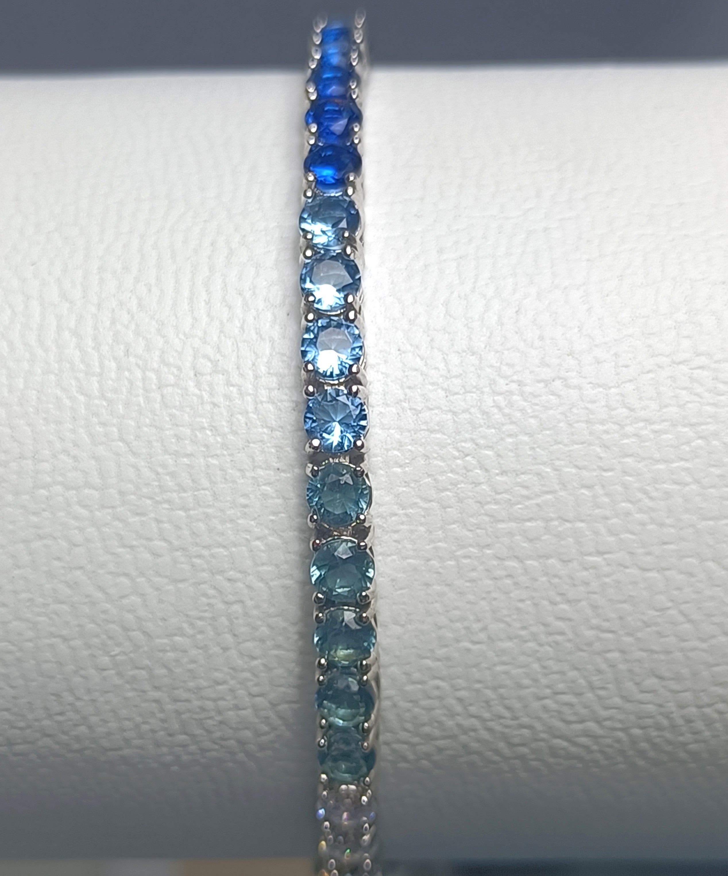 BRACCIALE TENNIS IN ARGENTO 925 SUPER COLOROTA DI ZIRCONI