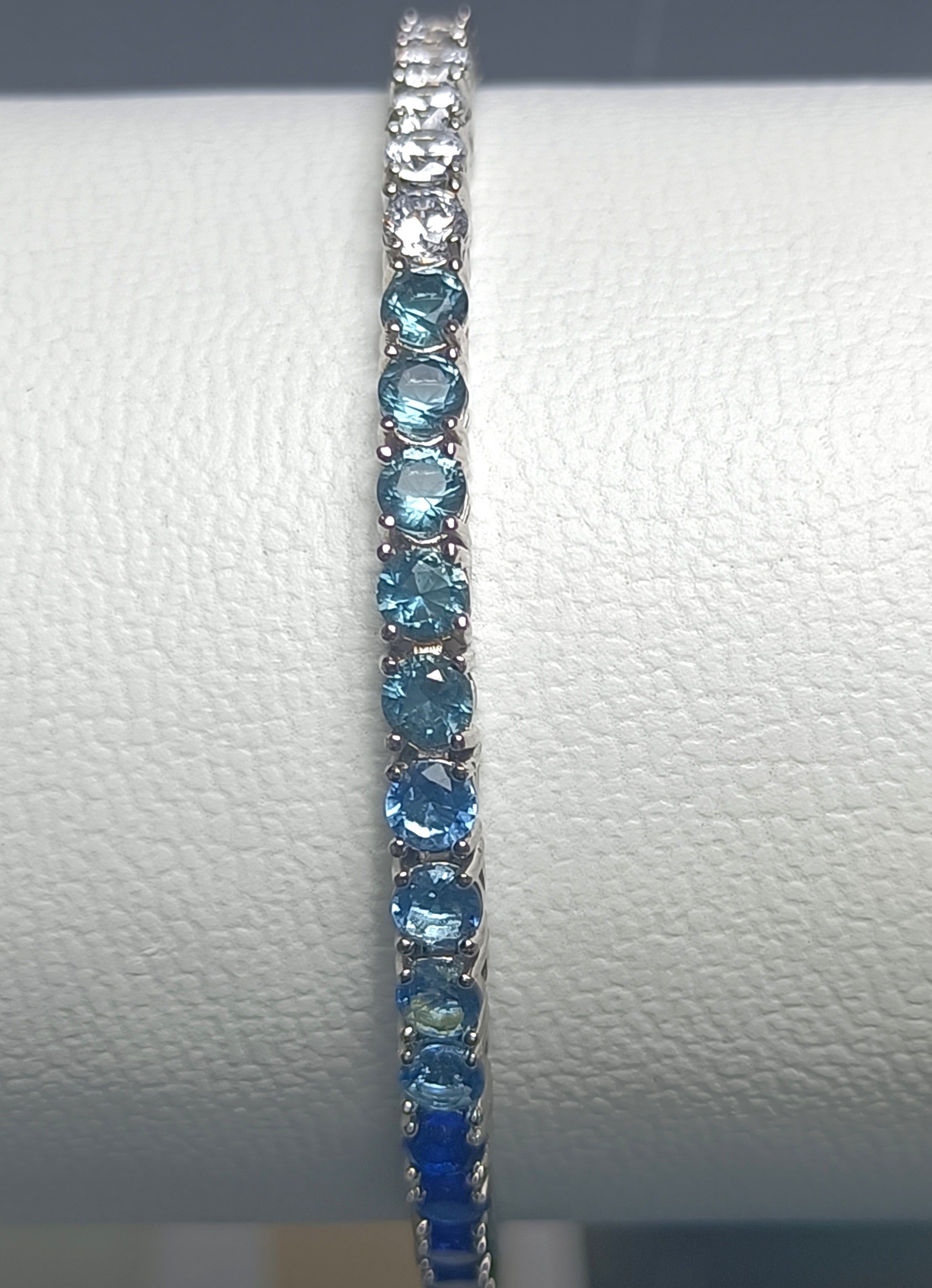 BRACCIALE TENNIS IN ARGENTO 925 SUPER COLOROTA DI ZIRCONI