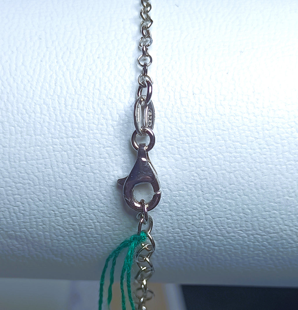 BRACCIALE ARGENTO 925 SIMBOLO INFINITO E CUORE INCROCIATO