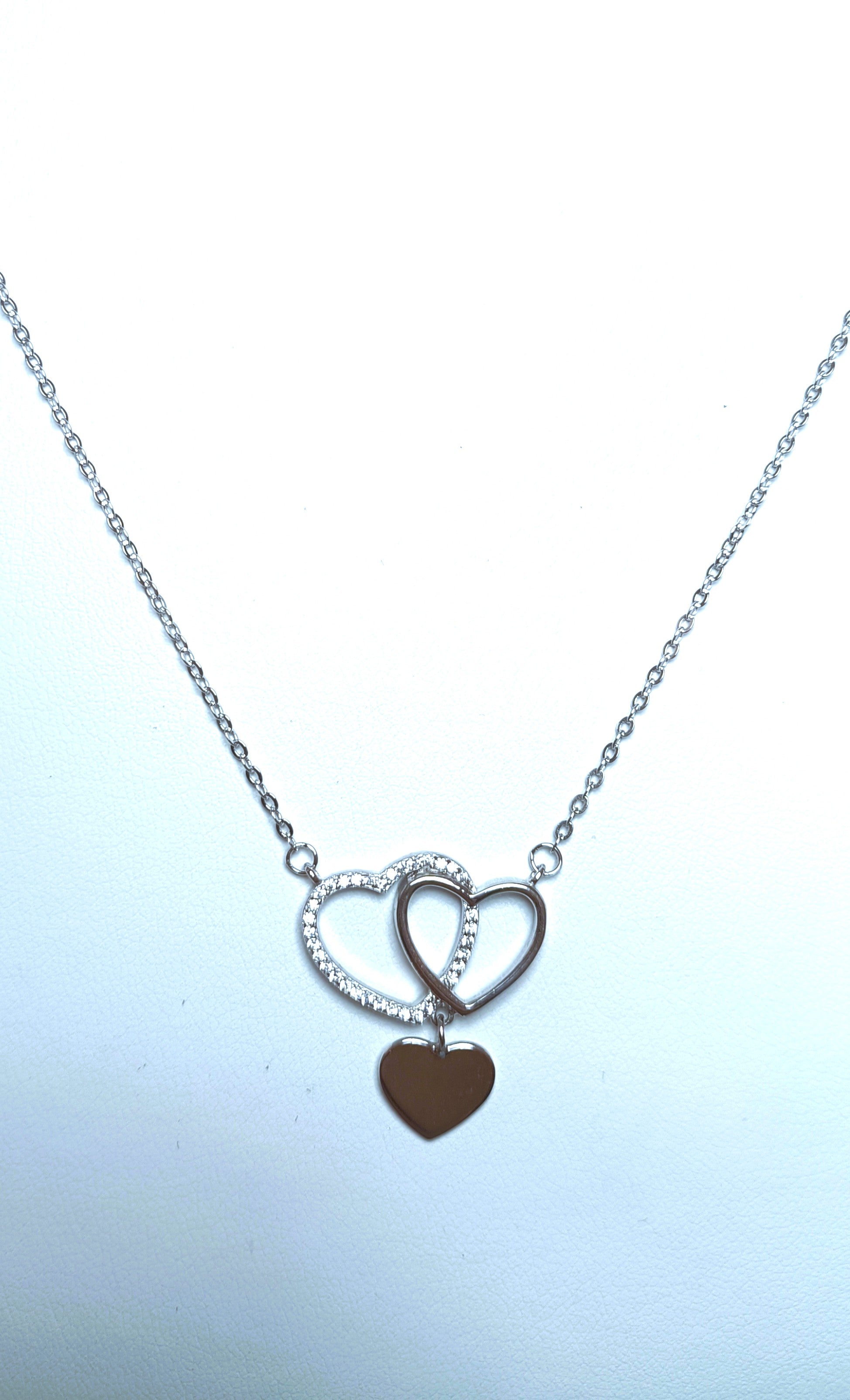 COLLANINA IN ARGENTO 925 CON TRIPLO CUORE