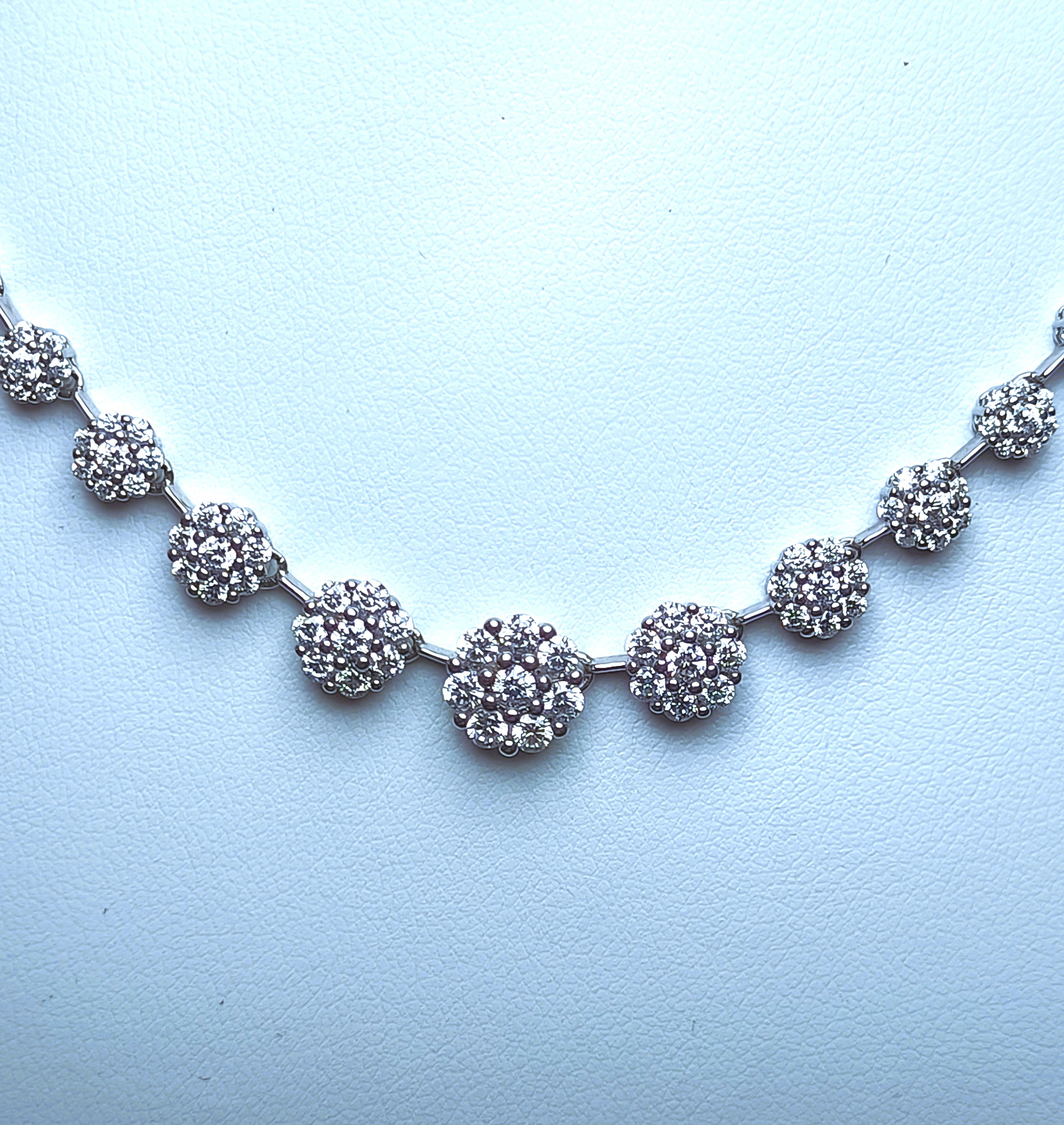 GIOIELLO IN ARGENTO 925 COLLANA CON ZIRCONI MERAVIGLIOSI