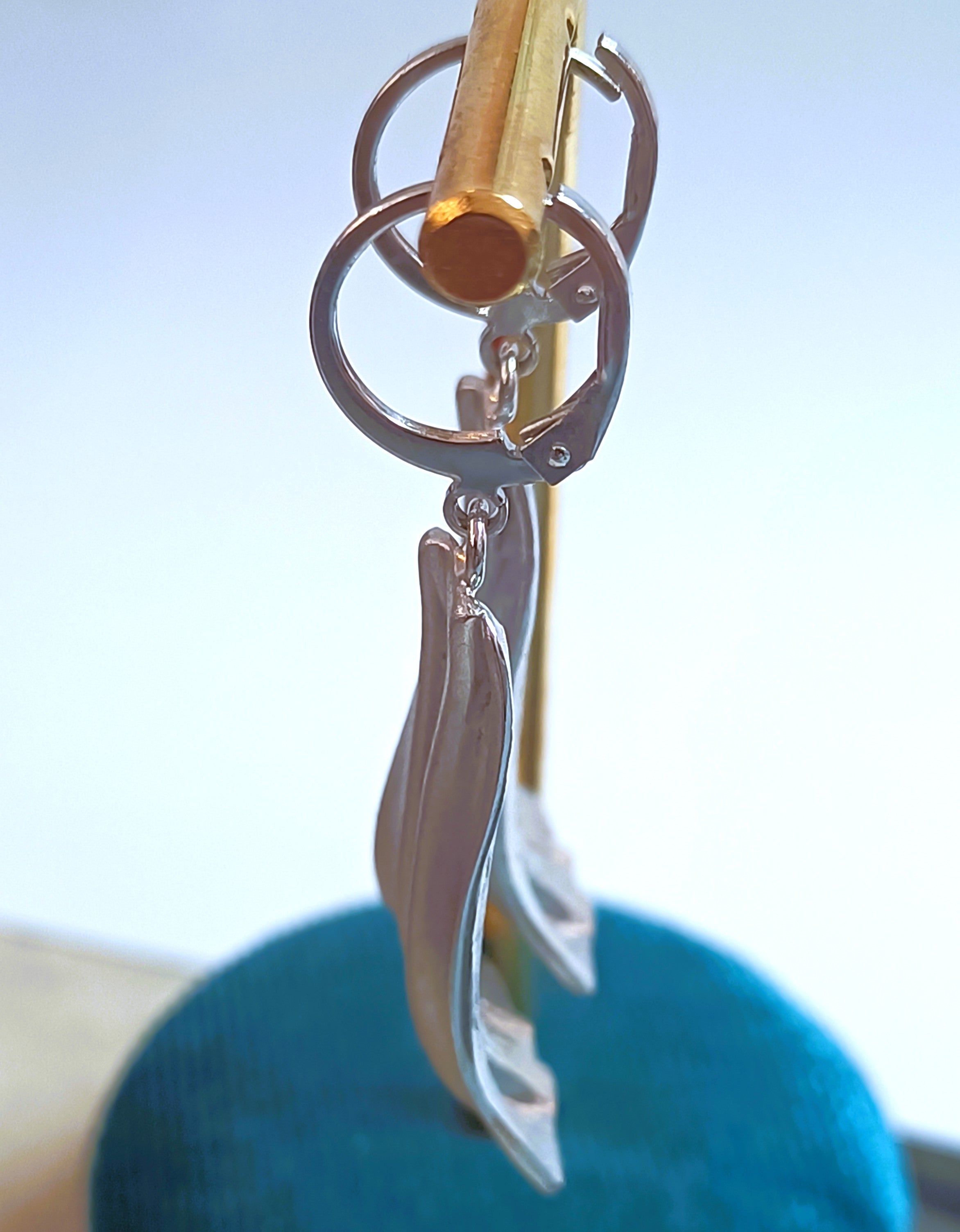 ORECCHINI IN ARGENTO 925 A FOGLIA