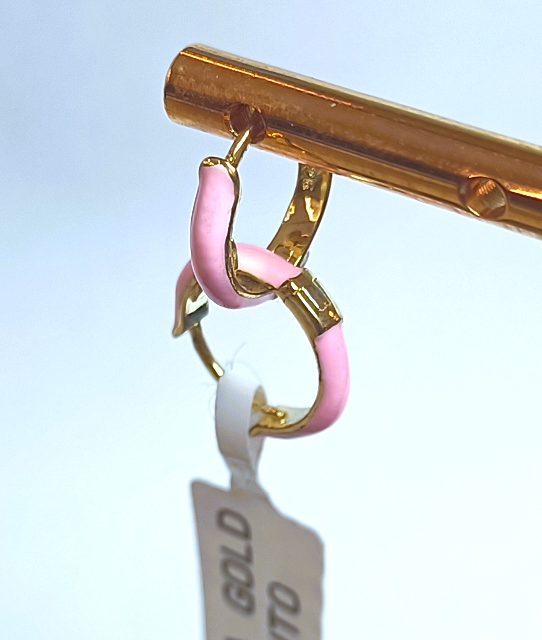 ORECCHINI BIMBA IN ARGENTO COLORATO 925 CHICCHE VERE