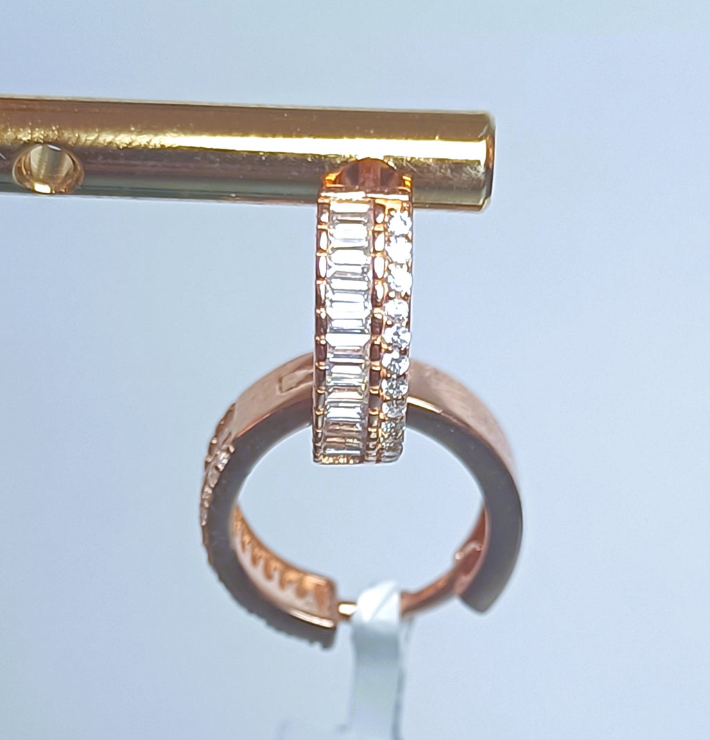 CERCHIETTI IN ARGENTO 925 ROSE'