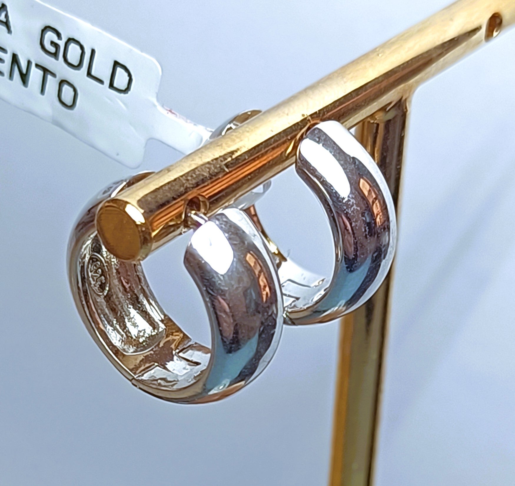 CLASSICI CERCHIETTI COPRI LOBO IN ARGENTO 925