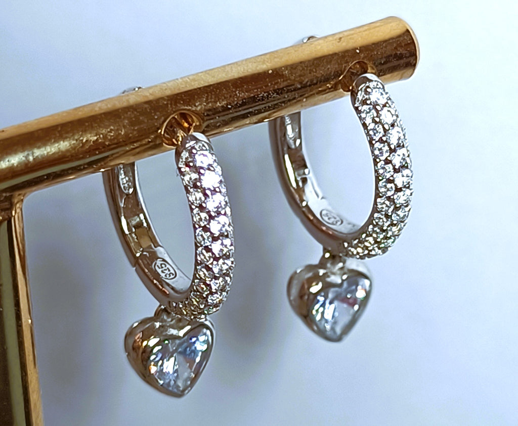 CERCHIETTI IN ARGENTO 925 CON CUORICINI LUMINOSI