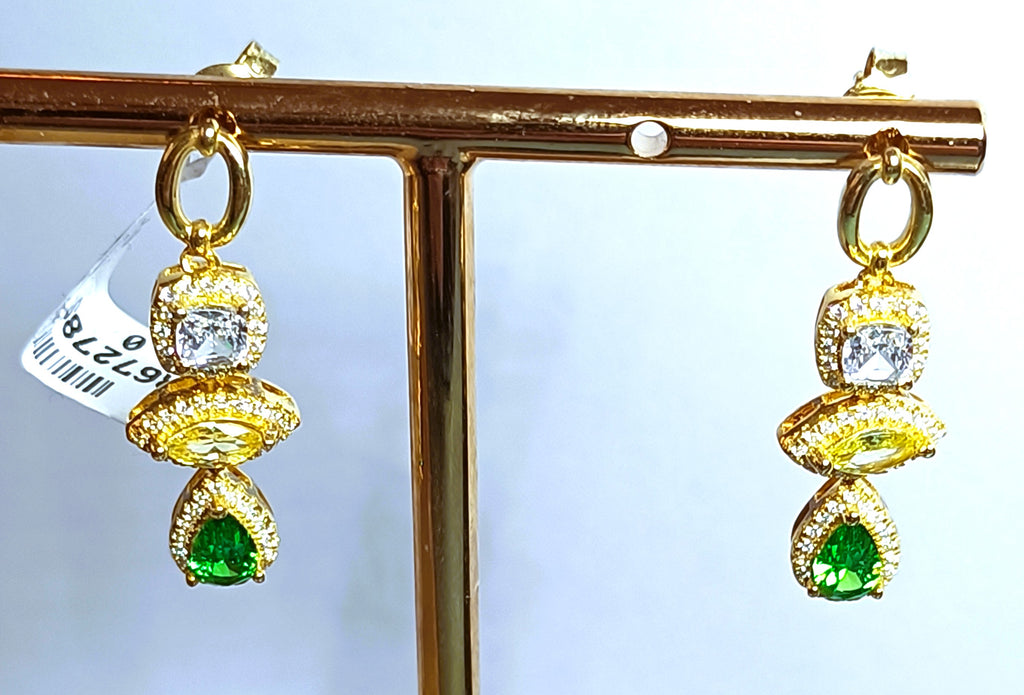 ORECCHINI IN ARGENTO 925 PENDENTI CON PIETRE MERAVIGLIOSE