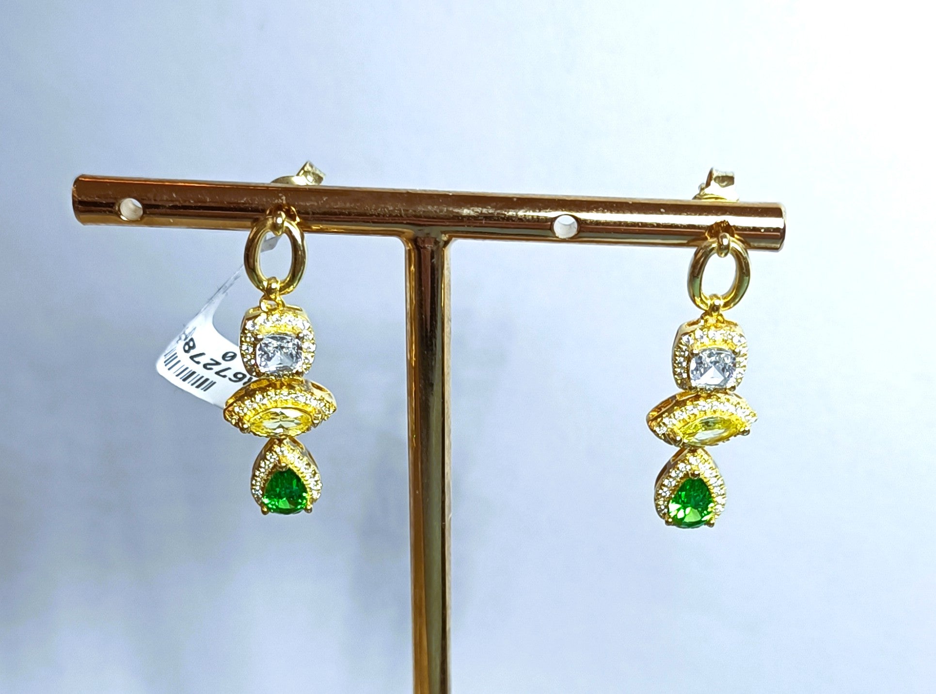 ORECCHINI IN ARGENTO 925 PENDENTI CON PIETRE MERAVIGLIOSE