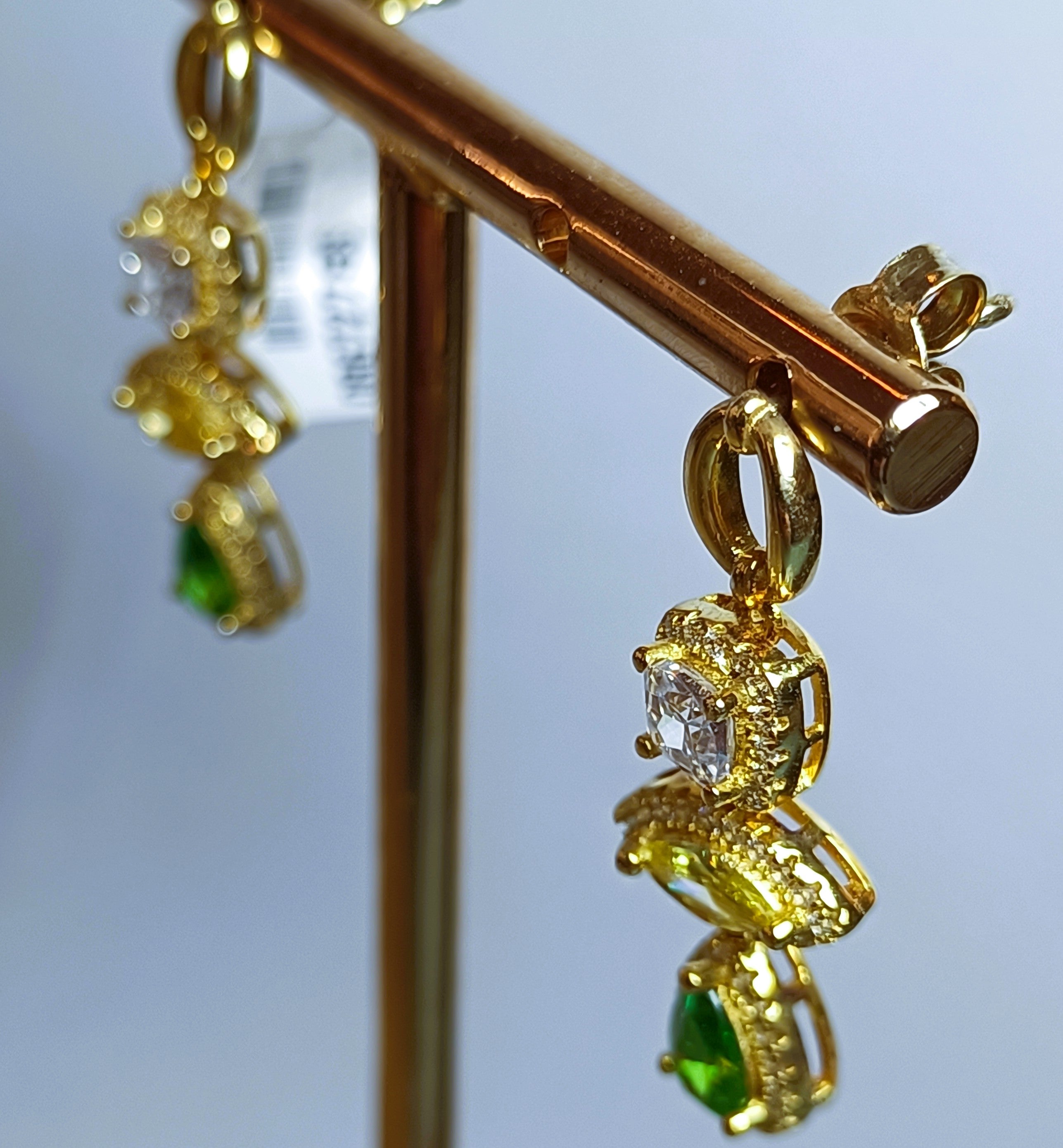 ORECCHINI IN ARGENTO 925 PENDENTI CON PIETRE MERAVIGLIOSE