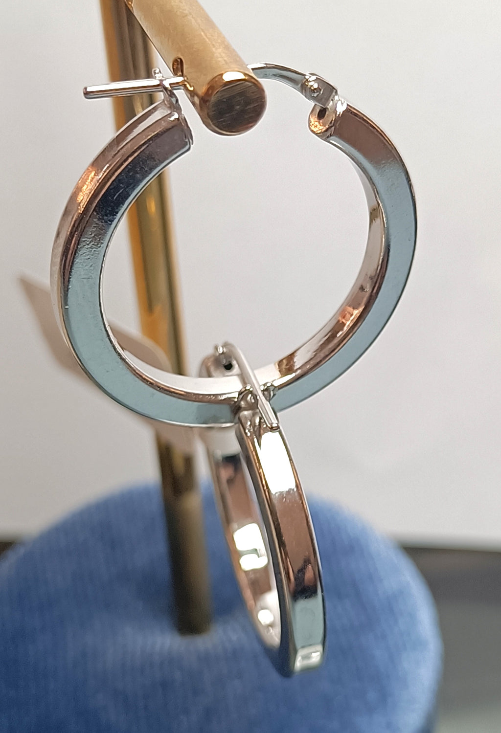 CAMPANELLE SQUADRATE IN ARGENTO 925