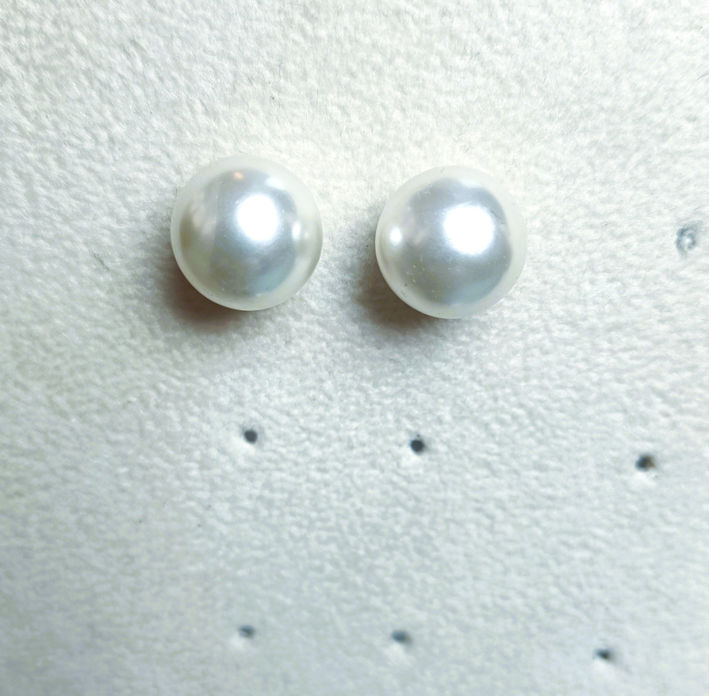 ORECCHINI IN ARGENTO 925 CON PERLE SINTETICHE MM 11