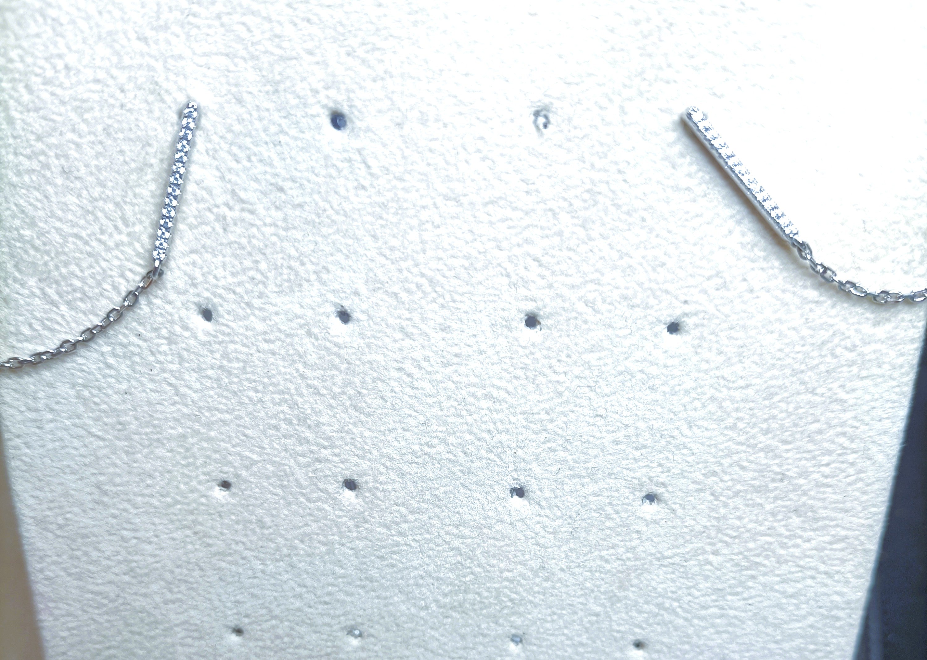 ORECCHINI CATENELLA E ZIRCONI IN ARGENTO 925