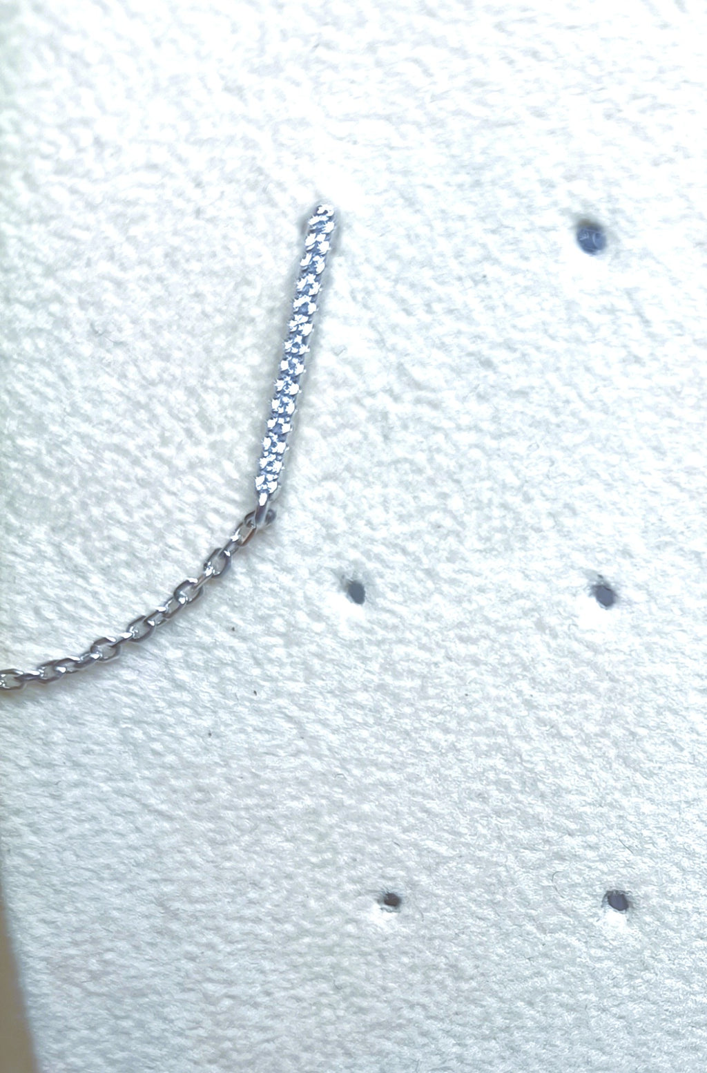 ORECCHINI CATENELLA E ZIRCONI IN ARGENTO 925