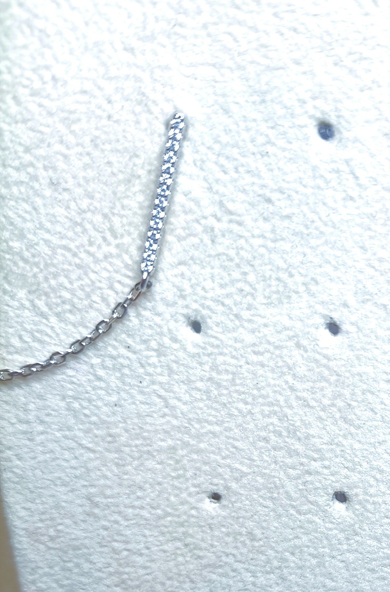 ORECCHINI CATENELLA E ZIRCONI IN ARGENTO 925