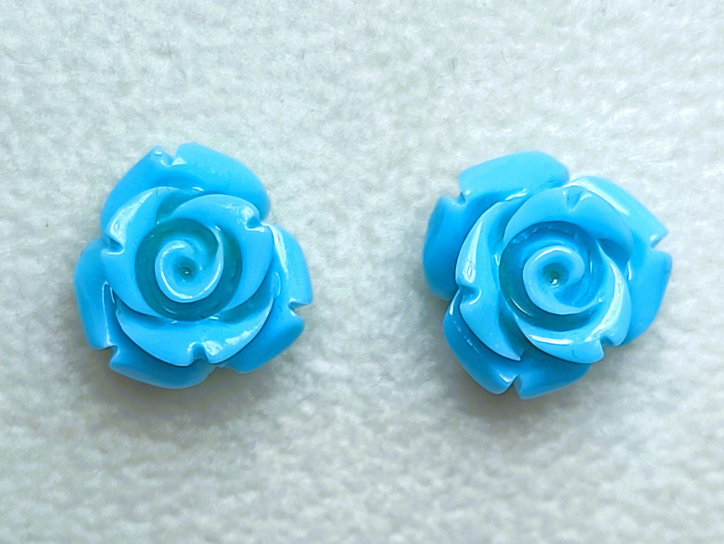 ORECCHINI A FORMA DI ROSA IN ARGENTO 925